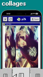 y2k: 2000s photo editor screenshot
