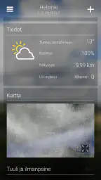 Yahoo Sää screenshot
