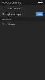 Yahoo Sää screenshot