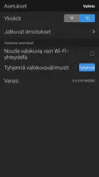 Yahoo Sää screenshot