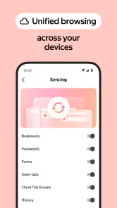 Yandex Browser screenshot