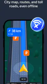 Yandex Navigator screenshot