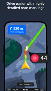 Yandex Navigator screenshot
