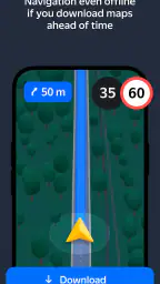 Yandex Navigator screenshot