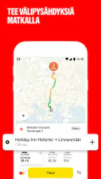 Yango—order taksi in Helsinki screenshot