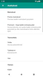 Yatzy pistetaulukko kortti screenshot