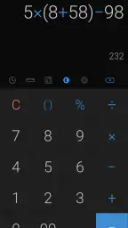 Yksinkertainen laskin screenshot