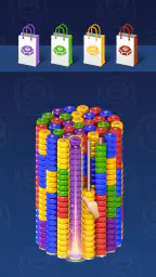 3D Nuts Sort screenshot