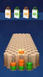 3D Nuts Sort screenshot