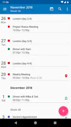 aCalendar+ Calendar & Tasks screenshot