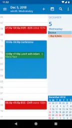 aCalendar+ Calendar & Tasks screenshot