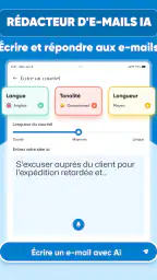 AI Email Assistant d'écriture screenshot