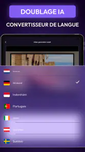 AI Video Dubbing: DubX screenshot