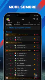 AiScore - Résultats en Direct screenshot