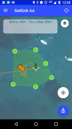 Alarme de mouillage - SailGrib screenshot