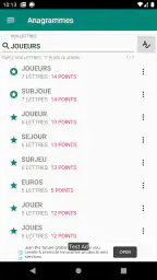 Alphagram-R : Anagrammes screenshot