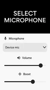 Amplificateur de micro screenshot