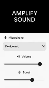 Amplificateur de micro screenshot