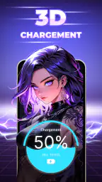 Animations 3D Charge Batterie screenshot