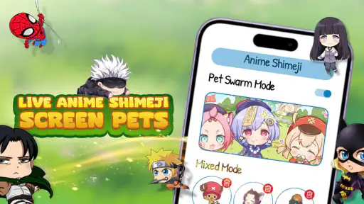 Anime Screen Pets: Shimeji screenshot