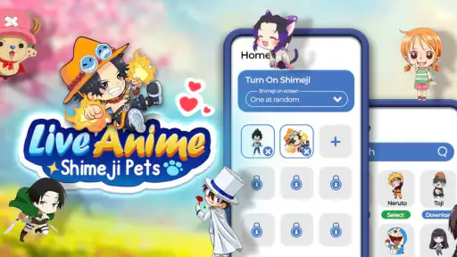 Anime Screen Pets: Shimeji screenshot