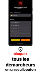 Anti SPAM bloqueur démarchage screenshot