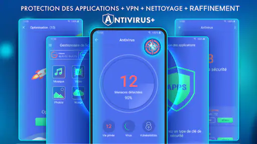 Antivirus - Nettoyer, VPN screenshot
