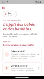 App du Détective : comprendre screenshot