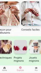Apprendre à tricoter app screenshot