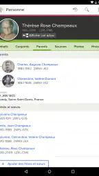 Arbre Familial de FamilySearch screenshot