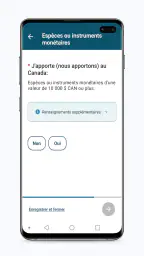 ArriveCAN screenshot