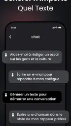 Chat AI: Demande à l'Agent screenshot