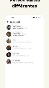 Aspect: Réseau Social 100% IA screenshot