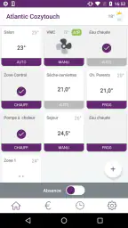 ATLANTIC COZYTOUCH screenshot