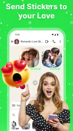 Auto romantiques WASticker.ly screenshot