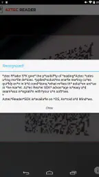 Aztec Reader Demo screenshot