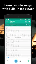 Backing tracks and tabs screenshot
