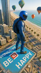Base Jump Wing Suit Flying screenshot
