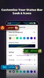 Battery Emoji Status Bar Icons screenshot