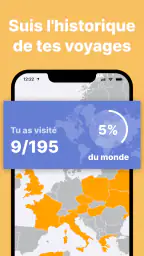 been: carte des pays visités screenshot