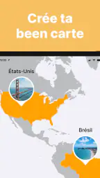 been: carte des pays visités screenshot