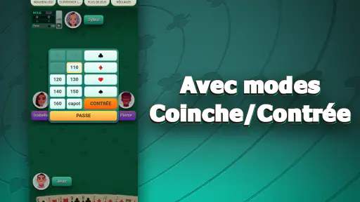 Belote Hors Ligne Individuel screenshot