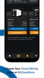 BitCloudFarm, BTC Cloud Mining screenshot