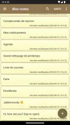 Bloc-notes - notes simples screenshot