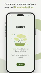 Bonsai Care App screenshot