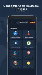 Boussole numérique et météo screenshot