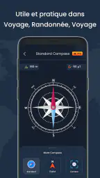 Boussole numérique et météo screenshot