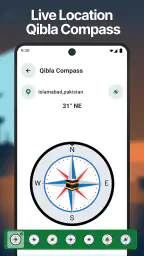 Boussole Qibla-Qibla Direction screenshot