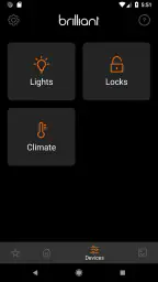 Brilliant Smart Home System screenshot