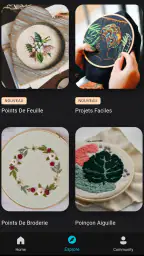 Broderie Points Tutoriels screenshot